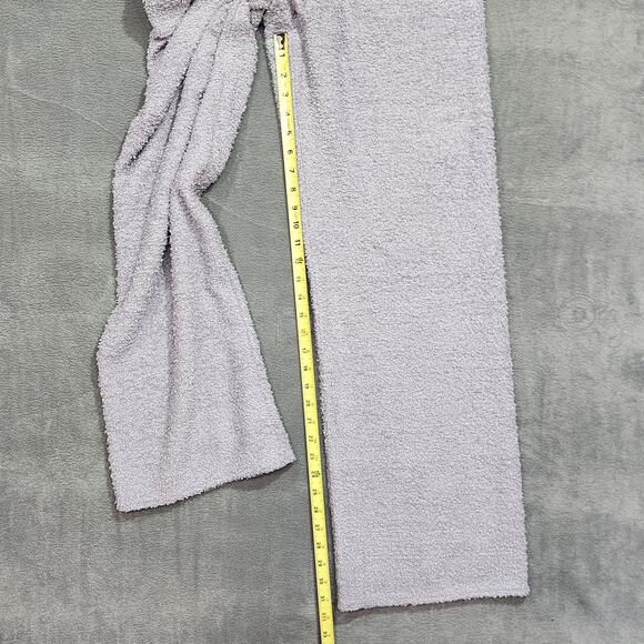 Steve Madden Pajama Pants Wide Leg Chenille Sleep Pants Large Lilac Gray - Picture 9 of 9